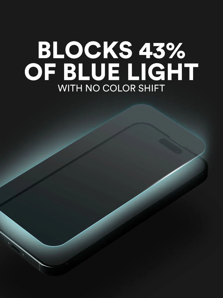 Apex® Blue Light Premium Glass Screen Protector for iPhone 15 Pro Max - Image 2