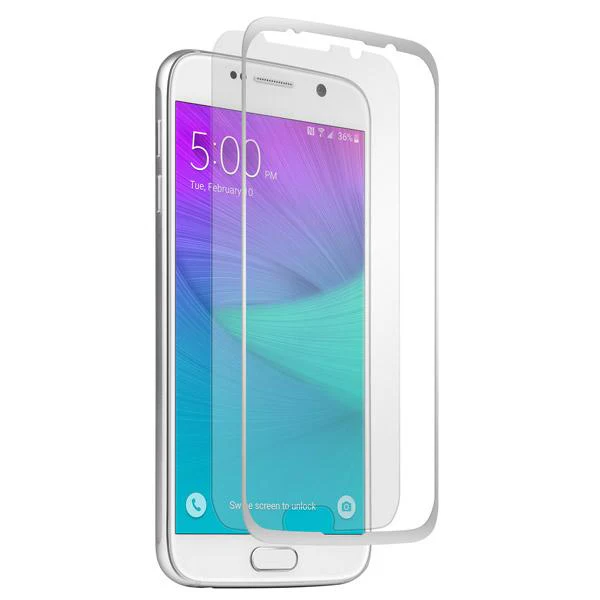 BodyGuardz Pure Glass + The Crown for Samsung Galaxy S6 (Silver) Replacement