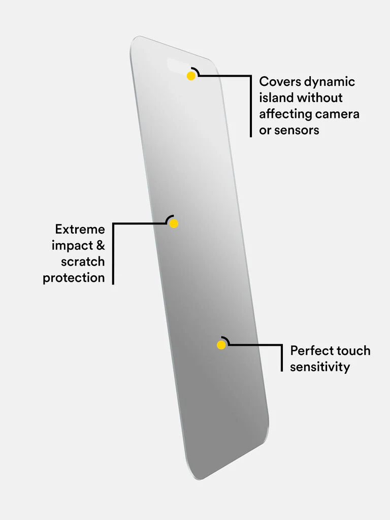 Pure 3 Privacy Screen Protector for iPhone 16 Plus - Image 3
